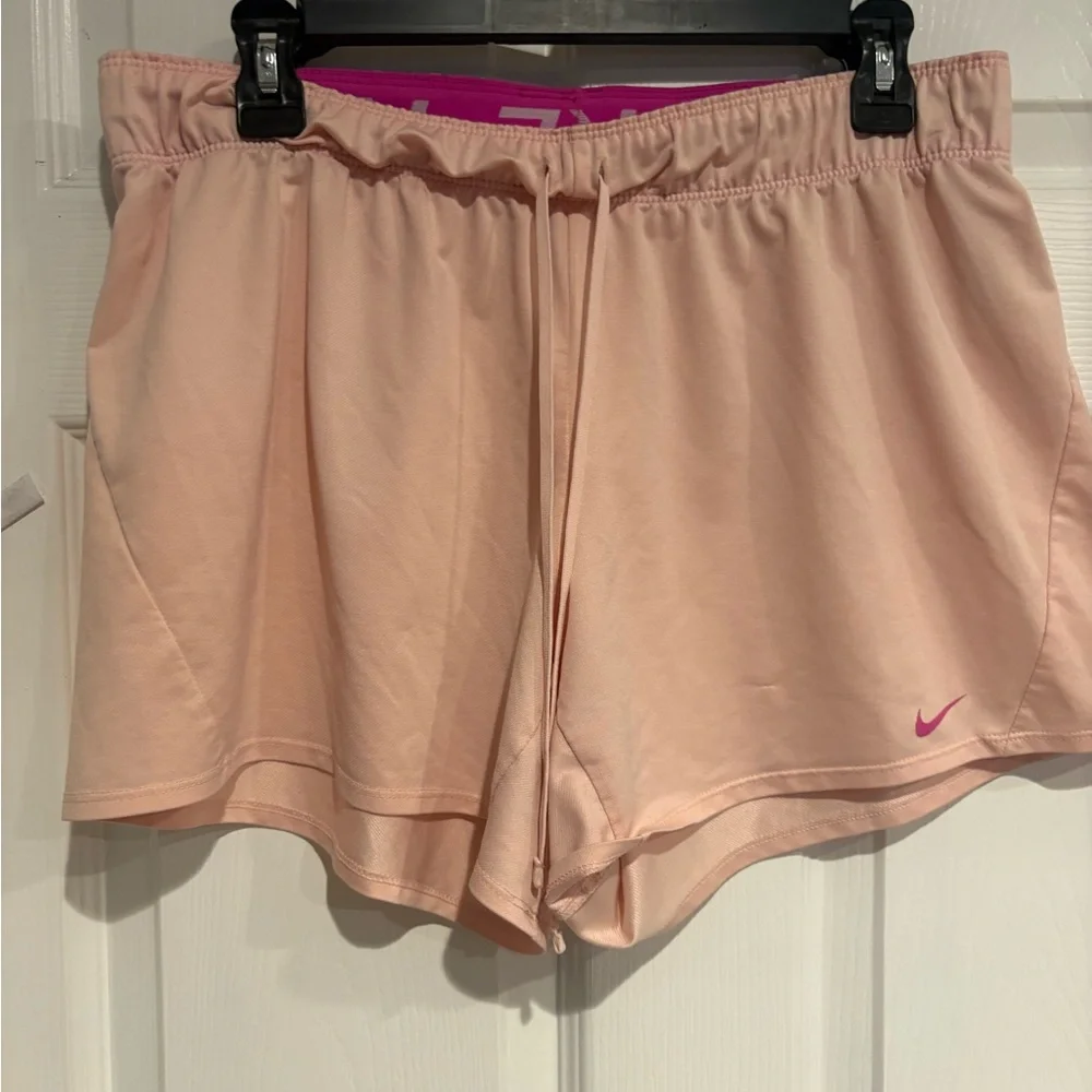Nike Women's Light Pink Athletic Shorts
